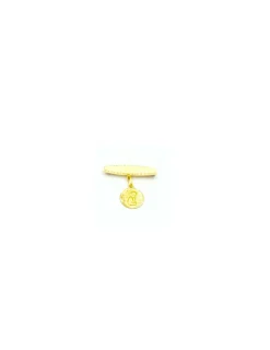 Clearance Alfiler para bebé con medalla ángel yo te cuido oro 18k Más Joyas
