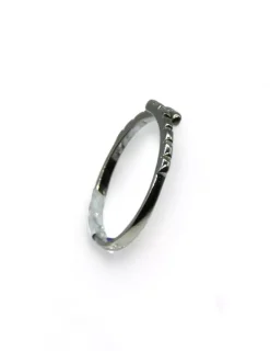 Sale Anillo abierto ajustable cruzado tallado plata 925 Anillos De Plata|Anillos