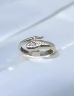 Flash Sale Anillo abrazo con diamante oro blanco 18k Anillos Con Brillantes|Anillos De Oro Blanco