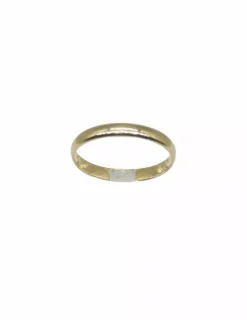 Cheap Anillo alianza lisa media caña de oro 18k - 3mm Alianzas De Oro|Anillos