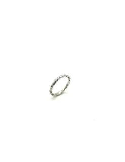 Discount Anillo aro de corazones plata rodiada Anillos De Plata|Anillos