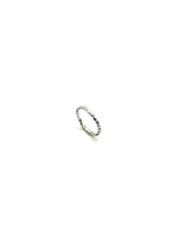Discount Anillo aro de corazones plata rodiada Anillos De Plata|Anillos