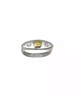 Cheap Anillo bicolor flor oro 18k -T.16 Anillos De Oro|Anillos