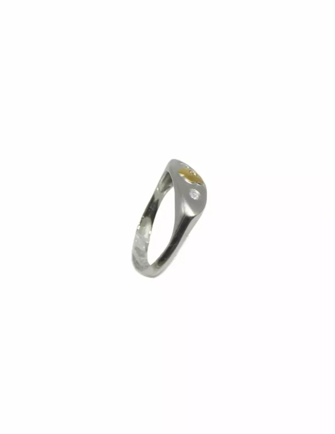 Cheap Anillo bicolor flor oro 18k -T.16 Anillos De Oro|Anillos