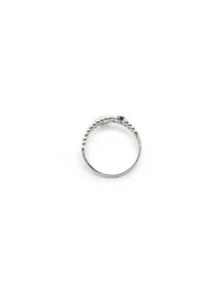 Clearance Anillo bolitas estrella circonitas y luna lisa Plata 925 rodio Anillos De Plata|Anillos
