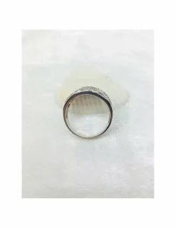 Online Anillo calado circonitas oro blanco 18k - T.15 Anillos De Oro Blanco|Anillos De Oro