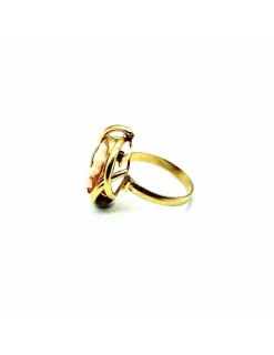 Clearance Anillo camafeo 18k - T.13 Anillos De Oro|Anillos