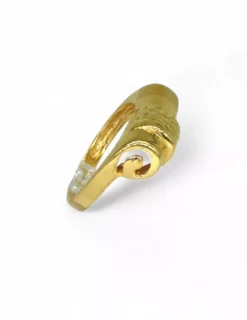 Cheap Anillo canuto con espiral oro 18k - T.14 Anillos De Oro|Anillos