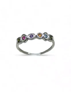 Cheap Anillo circonitas colores plata 925 Anillos De Plata|Anillos