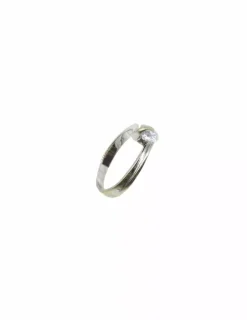 Sale Anillo compromiso oro blanco 18k - T.13 Anillos De Oro Blanco|Anillos