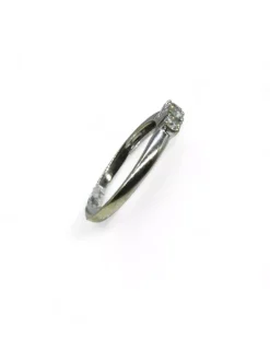 Best Anillo con tres diamantes engarzados oro blanco - T.17 Anillos Con Brillantes|Anillos De Oro