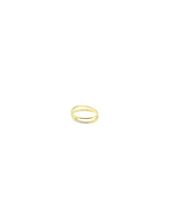 Online Anillo dos aros cruzados con circonitas oro 18k Anillos De Oro|Anillos
