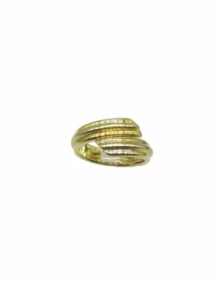 Flash Sale Anillo dos puntas abierto oro 18k - T.13 Anillos De Oro|Anillos