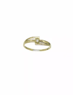 Sale Anillo fino circonita oro 18k - T.15 Anillos De Oro|Anillos