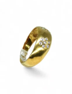 Fashion Anillo flores circonitas 18k -T.16 Anillos De Oro|Anillos