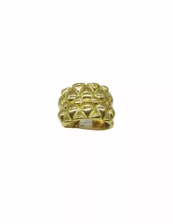New Anillo flores relieve oro 18k - T.11 Anillos De Oro|Anillos