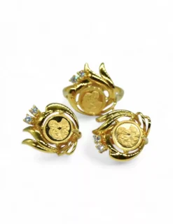 Best Sale Anillo pareja circonitas oro 18k - T.16 Anillos De Oro|Anillos