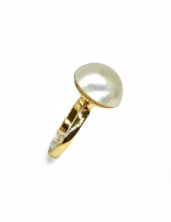 Cheap Anillo perla japonesa oro 18k - T.16 Anillos De Oro|Anillos
