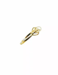 Sale Anillo perla oro 18k - T.8 Anillos De Oro|Anillos