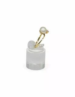 Cheap Anillo perla y circonita oro 18k - T.12 - 1,80gr Anillos De Oro|Anillos