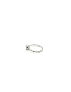 Best Anillo plata bolitas solitario 6mm en cuatro garras Anillos De Plata|Anillos