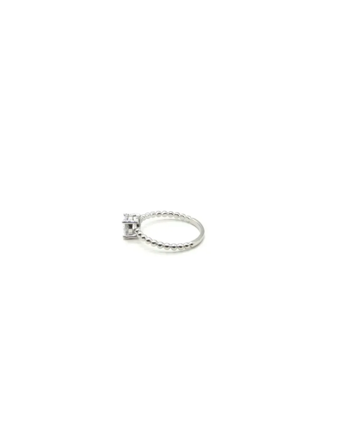 Best Anillo plata bolitas solitario 6mm en cuatro garras Anillos De Plata|Anillos