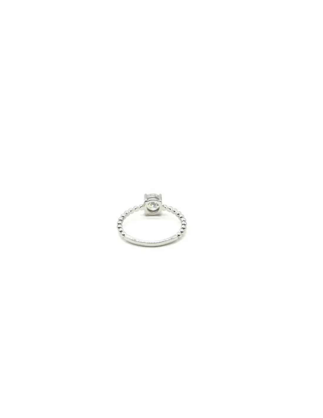 Best Anillo plata bolitas solitario 6mm en cuatro garras Anillos De Plata|Anillos