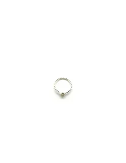 Best Anillo plata bolitas y piedra ovalada 8mm Anillos De Plata|Anillos