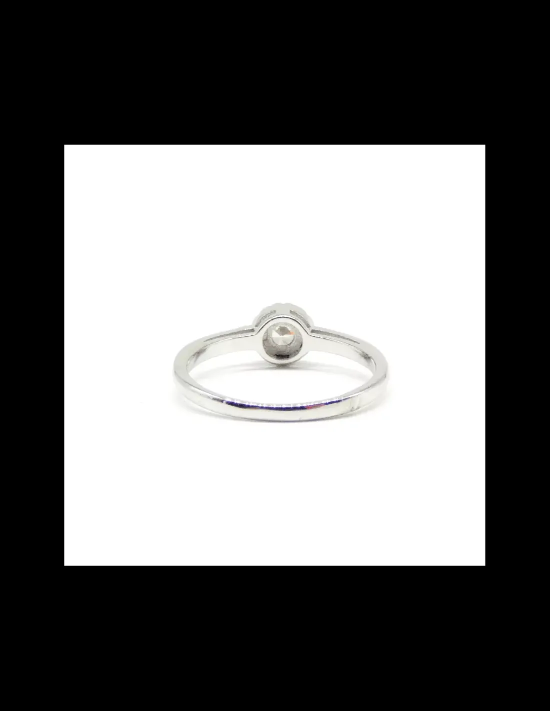 Online Anillo plata solitario chatón con circonitas alrededor - T.13 Anillos De Plata|Anillos