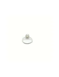 Store Anillo plata trenzado textura piedra redonda multicolor Anillos De Plata|Anillos