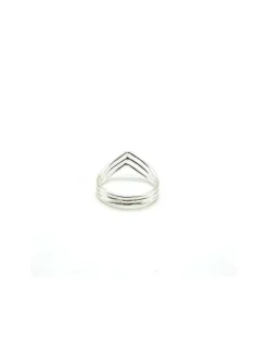 Sale Anillo plata triple en pico Anillos De Plata|Anillos