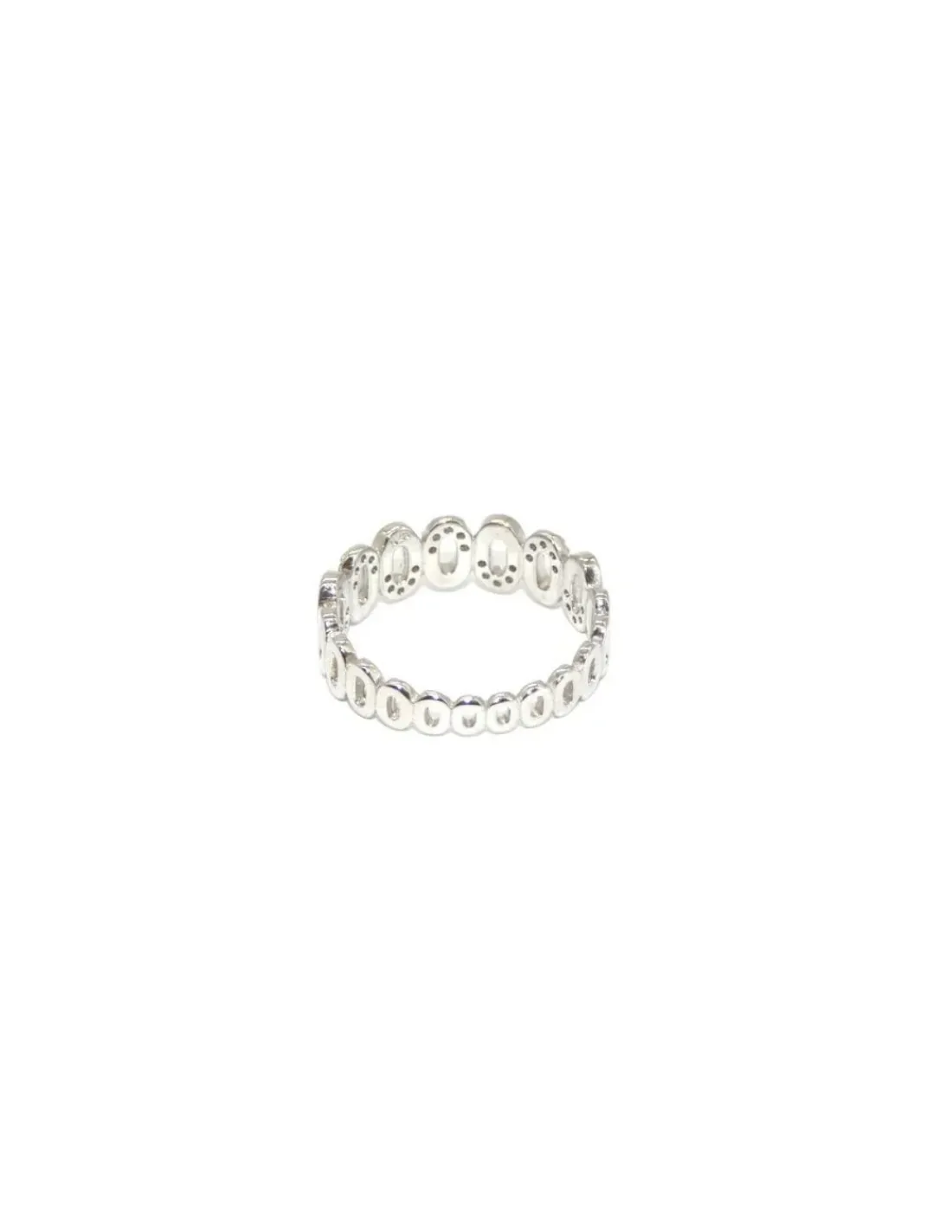 Best Sale Anillo plata zigzag circonitas y liso Anillos De Plata|Anillos