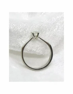 Hot Anillo PLATINO 4 garras diamante 0.40ct- T.14 Platino|Anillos Con Brillantes