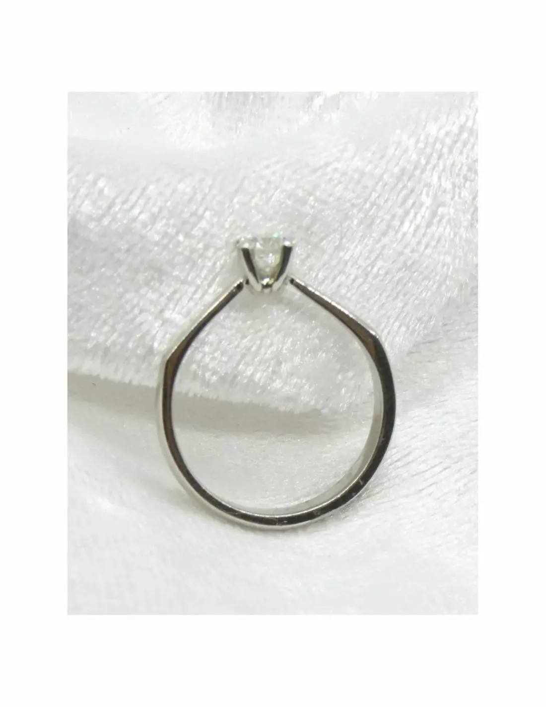 Hot Anillo PLATINO 4 garras diamante 0.40ct- T.14 Platino|Anillos Con Brillantes