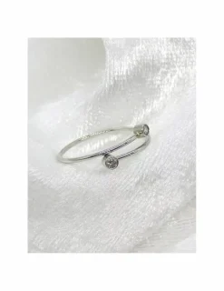 Hot Anillo PLATINO doble línea diamante 0.02ct - T.10 Platino|Anillos Con Brillantes