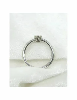 Best Sale Anillo PLATINO flor brillante 0.20ct - T.13 Platino|Anillos Con Brillantes