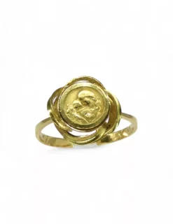 Cheap Anillo rosetón madre oro 18k - T. 22 Anillos De Oro|Anillos