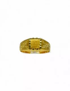 Best Anillo sello cuadrado lateral labrado oro 18k - T.10 Sellos|Anillos De Oro