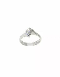 Store Anillo solitario abrazado con diamante oro 18k - T.11 Anillos Con Brillantes|Anillos De Oro