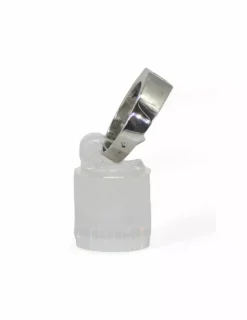 Outlet Anillo solitario con diamante oro blanco 18k - T.18 Anillos Con Brillantes|Anillos De Oro