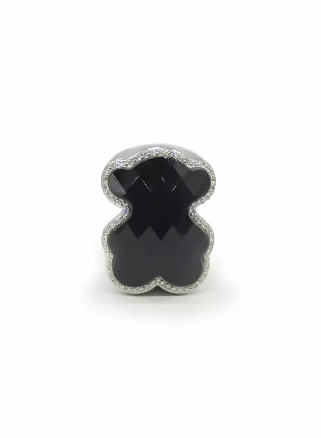 Discount Anillo TOUS color ónix y diamantes oro 18k - T.15 Anillos Con Brillantes|Pendientes Con Brillantes