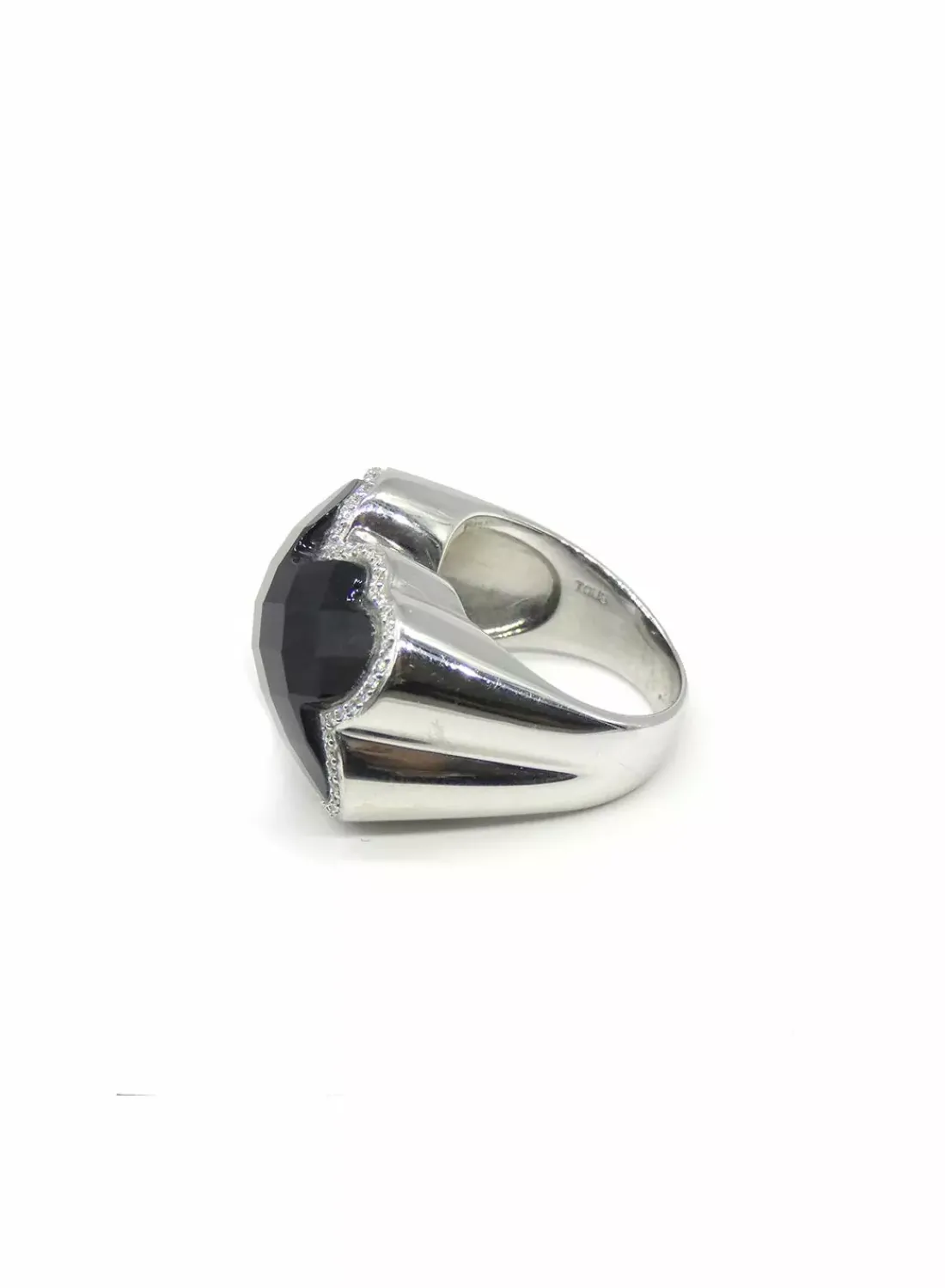 Discount Anillo TOUS color ónix y diamantes oro 18k - T.15 Anillos Con Brillantes|Pendientes Con Brillantes