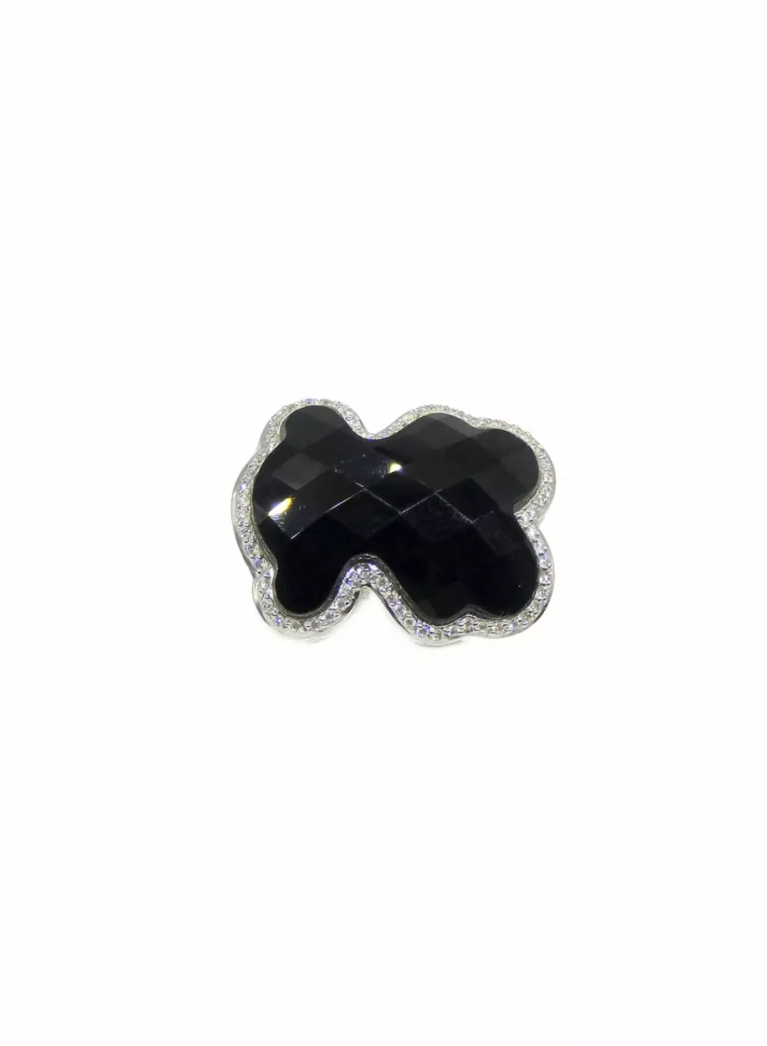 Discount Anillo TOUS color ónix y diamantes oro 18k - T.15 Anillos Con Brillantes|Pendientes Con Brillantes