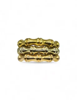 Hot Anillo tres aros oro tricolor 18k - T.14 Anillos De Oro|Anillos