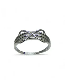 Cheap Anillo tres bandas infinito plata 925 Anillos De Plata|Anillos