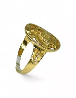 Sale Anillo virgen de la cabeza orla oro 18k - T 17 Anillos De Oro|Anillos