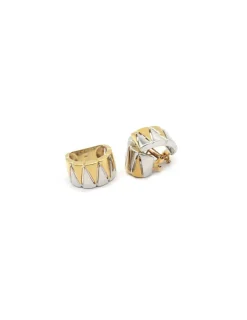 Flash Sale Anillo zigzag oro bicolor 18k - T.13 Anillos De Oro|Anillos