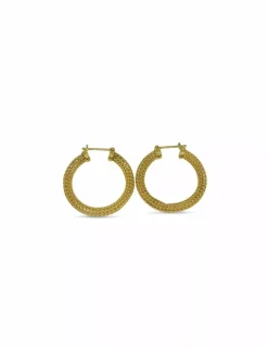 Best Sale Aro malla oro 18k Aros De Oro