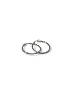 Outlet Aro tubo 2x29mm plata 925 Aros De Plata