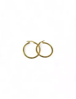Online Aro tubo 2x29mm plata 925 chapada oro Aros De Plata